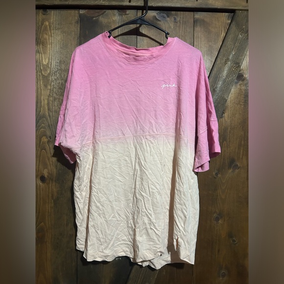 PINK Victoria's Secret Tops - Victoria’s Secret Pink Tshirt, size M, small stain(picture included)